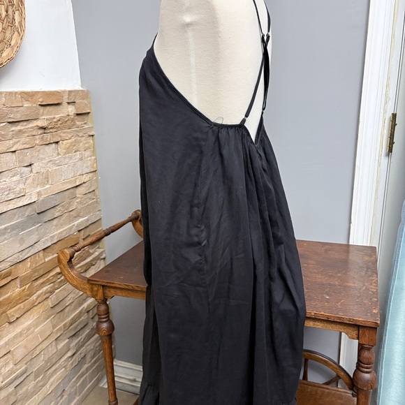 J. Crew Classic Black ruffle hem Dress - Picture 2 of 6